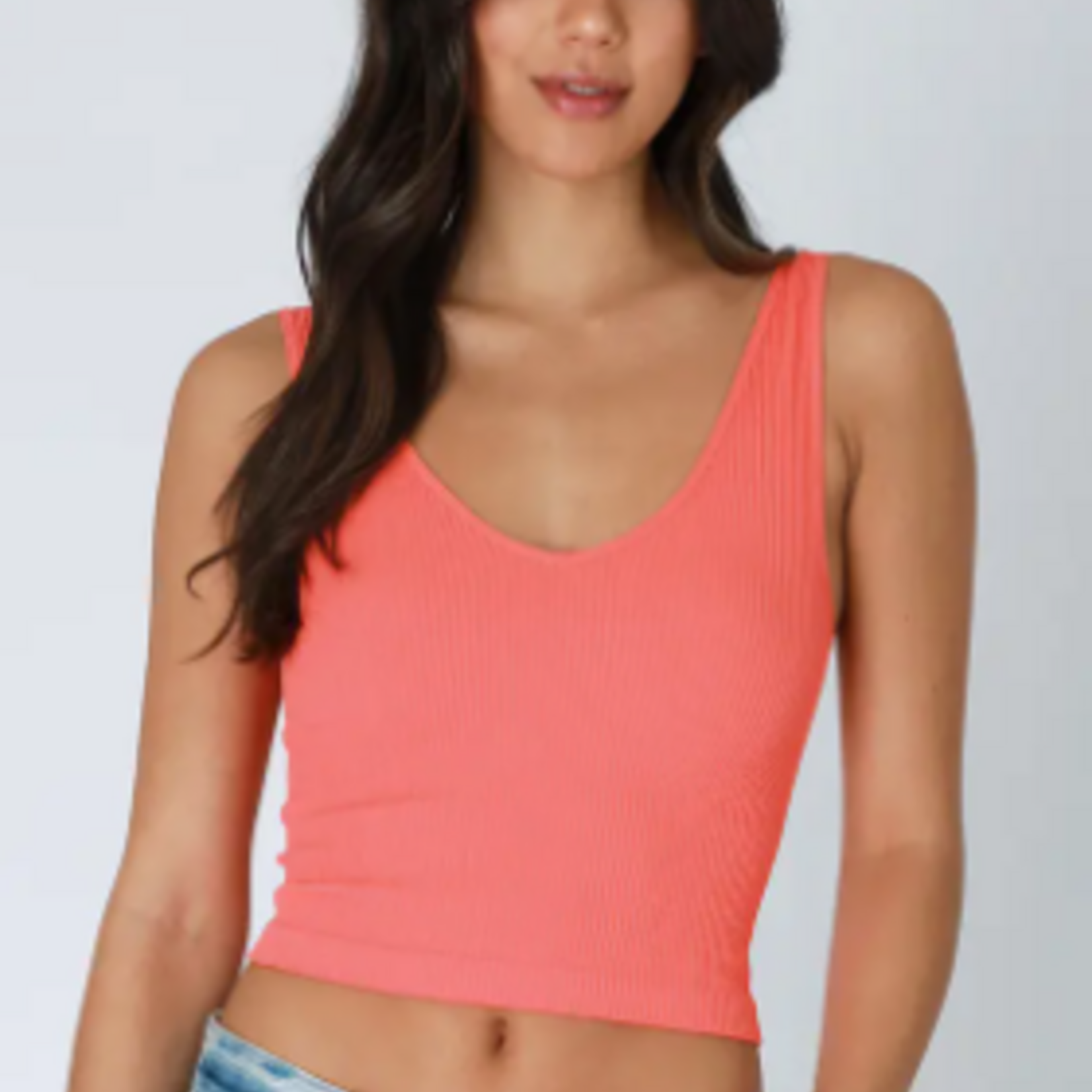 NIKIBIKI NikiBiki Reversible Ribbed Crop Top