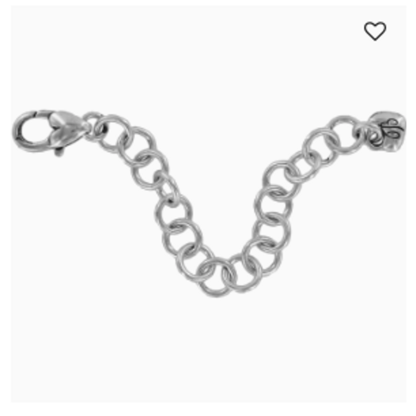 Brighton 3" Necklace Extender, silver