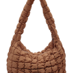 Large Quilted Bag, camel
