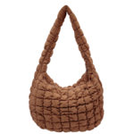 Large Quilted Bag, camel