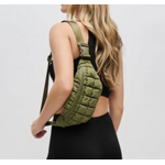 Sol and Solene Resurgence Quilted Puffer Belt Bag,