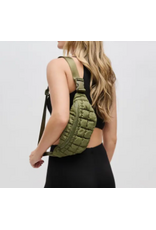 Sol and Solene Resurgence Quilted Puffer Belt Bag,
