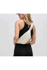 Sol and Solene Resurgence Quilted Puffer Belt Bag,