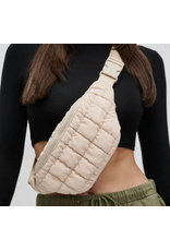 Sol and Solene Resurgence Quilted Puffer Belt Bag,