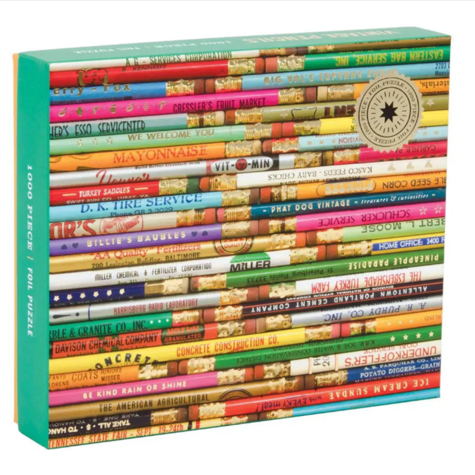 Hachette Book Group Vintage Pencil Puzzle, 1000 piece