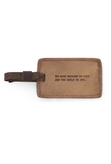 Sugarboo & Co Leather Luggage Tag, We Have Nothing To Lose
