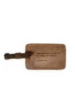 Sugarboo & Co Leather Luggage Tag, When You Put Love Out (Laverne Cox)