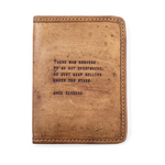 Sugarboo & Co Leather Passport Cover, Jack Kerouac (maple)