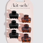 Kitsch Kitsch Recycled Mini Puffy Claw Clip, 6 pc