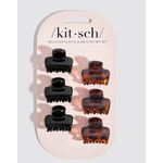 Kitsch Kitsch Recycled Mini Puffy Claw Clip, 6 pc