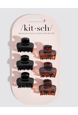 Kitsch Kitsch Recycled Mini Puffy Claw Clip, 6 pc