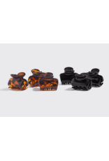 Kitsch Kitsch Recycled Mini Puffy Claw Clip, 6 pc