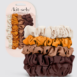 Kitsch Kitsch Satin Petite Scrunchies 5 pc, Sedona
