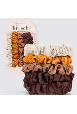 Kitsch Kitsch Satin Petite Scrunchies 5 pc, Sedona