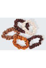 Kitsch Kitsch Satin Petite Scrunchies 5 pc, Sedona