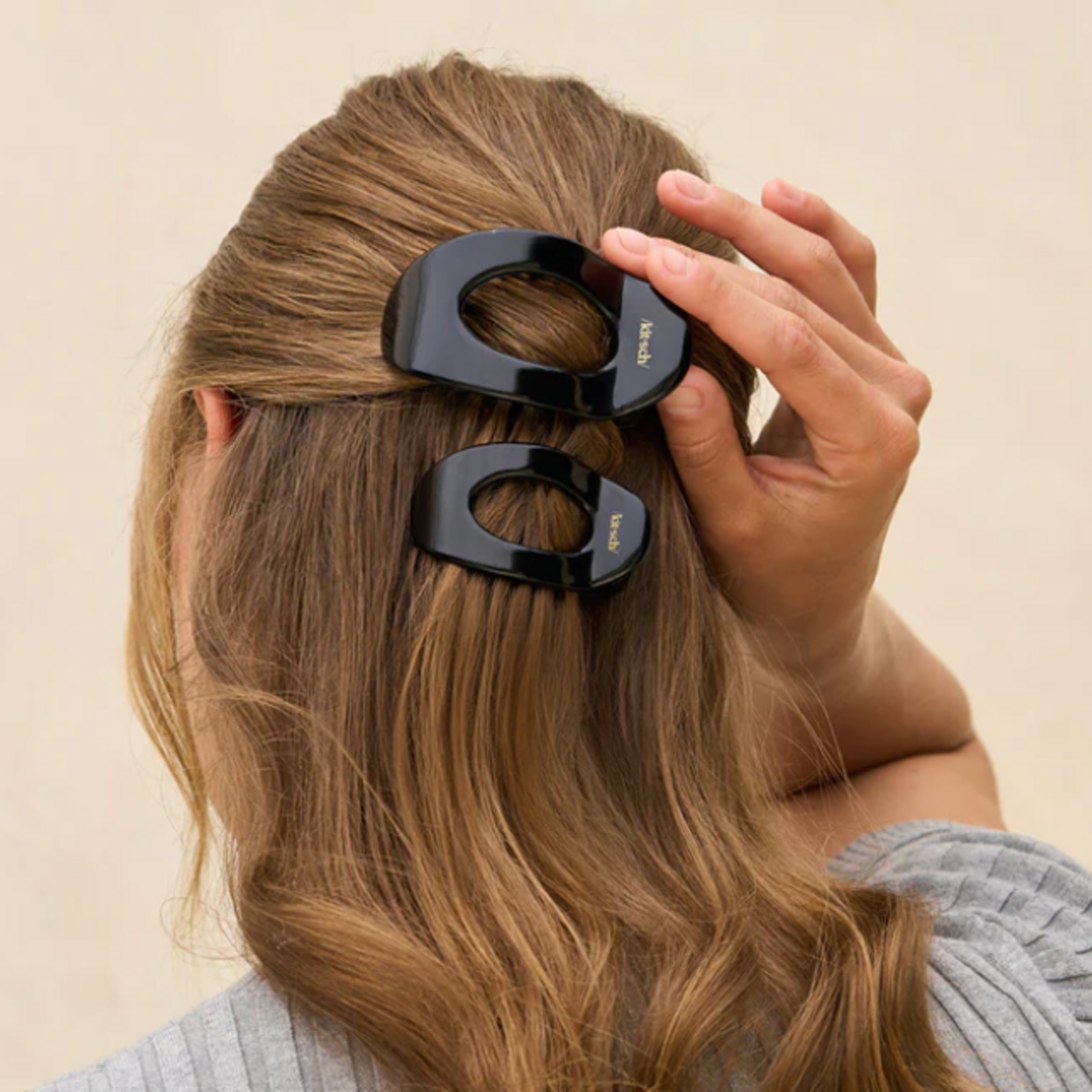 Kitsch Kitsch Black Flat Cloud Clip, Small