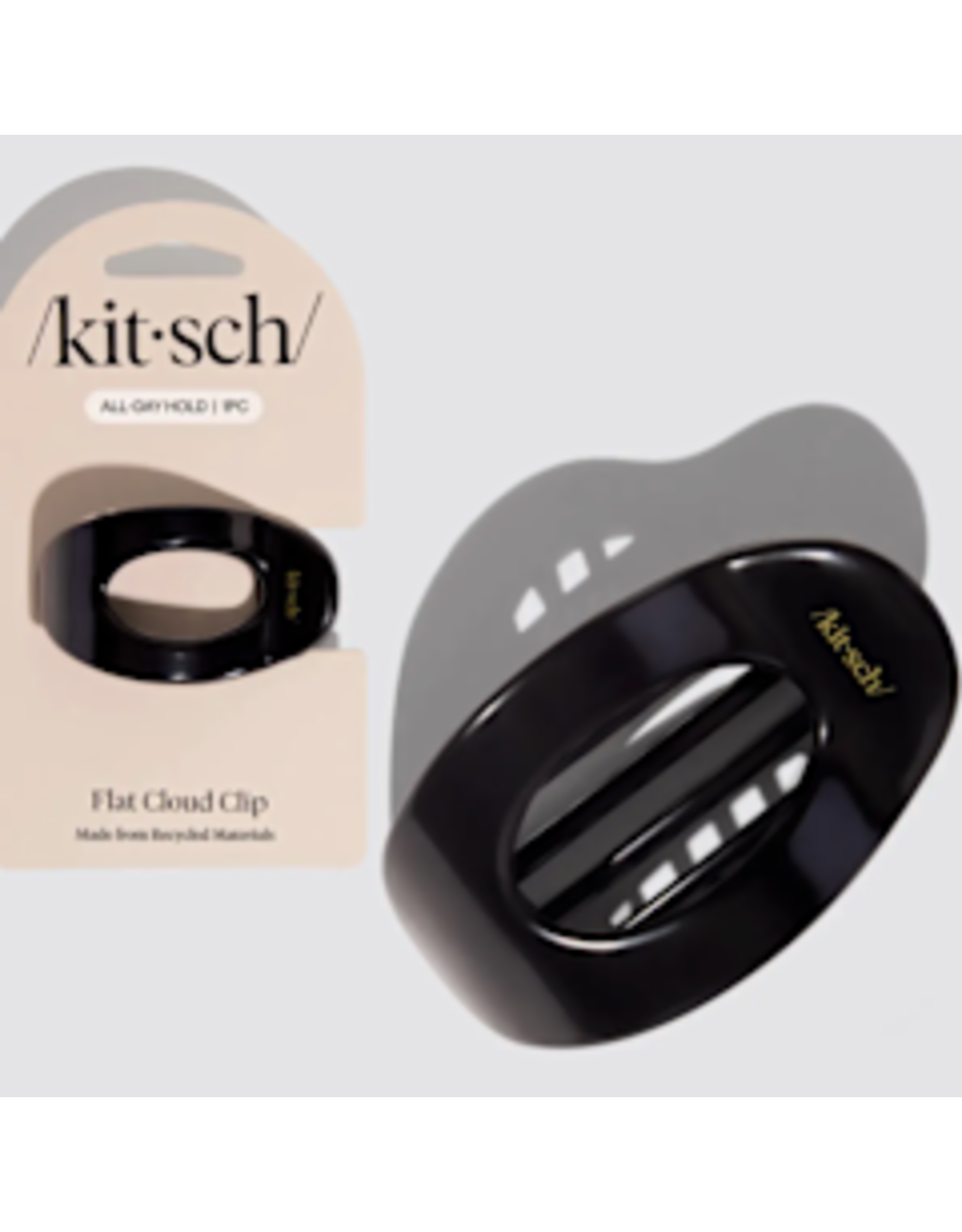 Kitsch Kitsch Black Flat Cloud Clip, Small