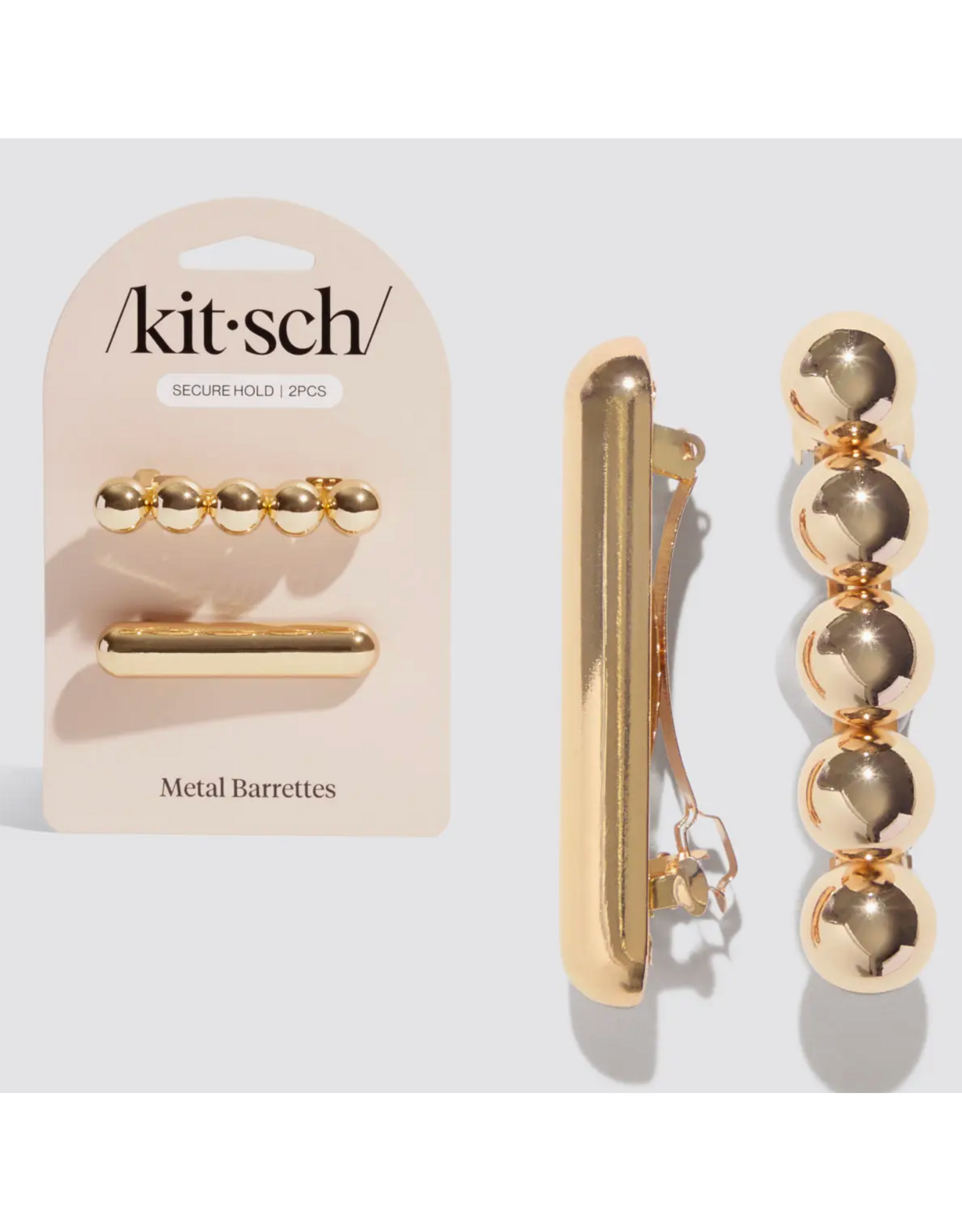 Kitsch Kitsch Gold Metal Barrettes