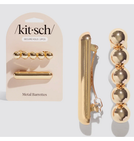 Kitsch Kitsch Gold Metal Barrettes