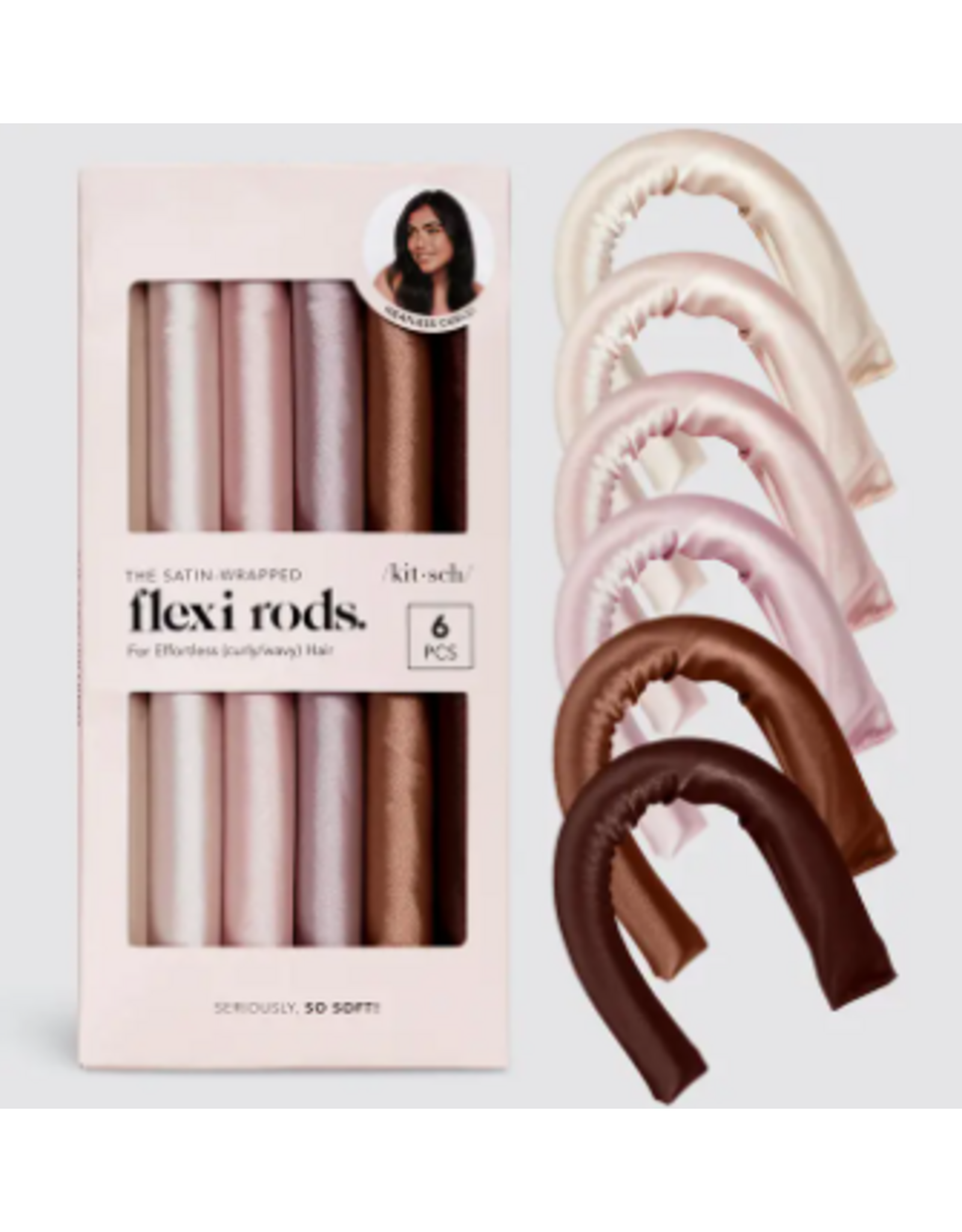 Kitsch Kitsch Satin Wrapped Flexi Rods