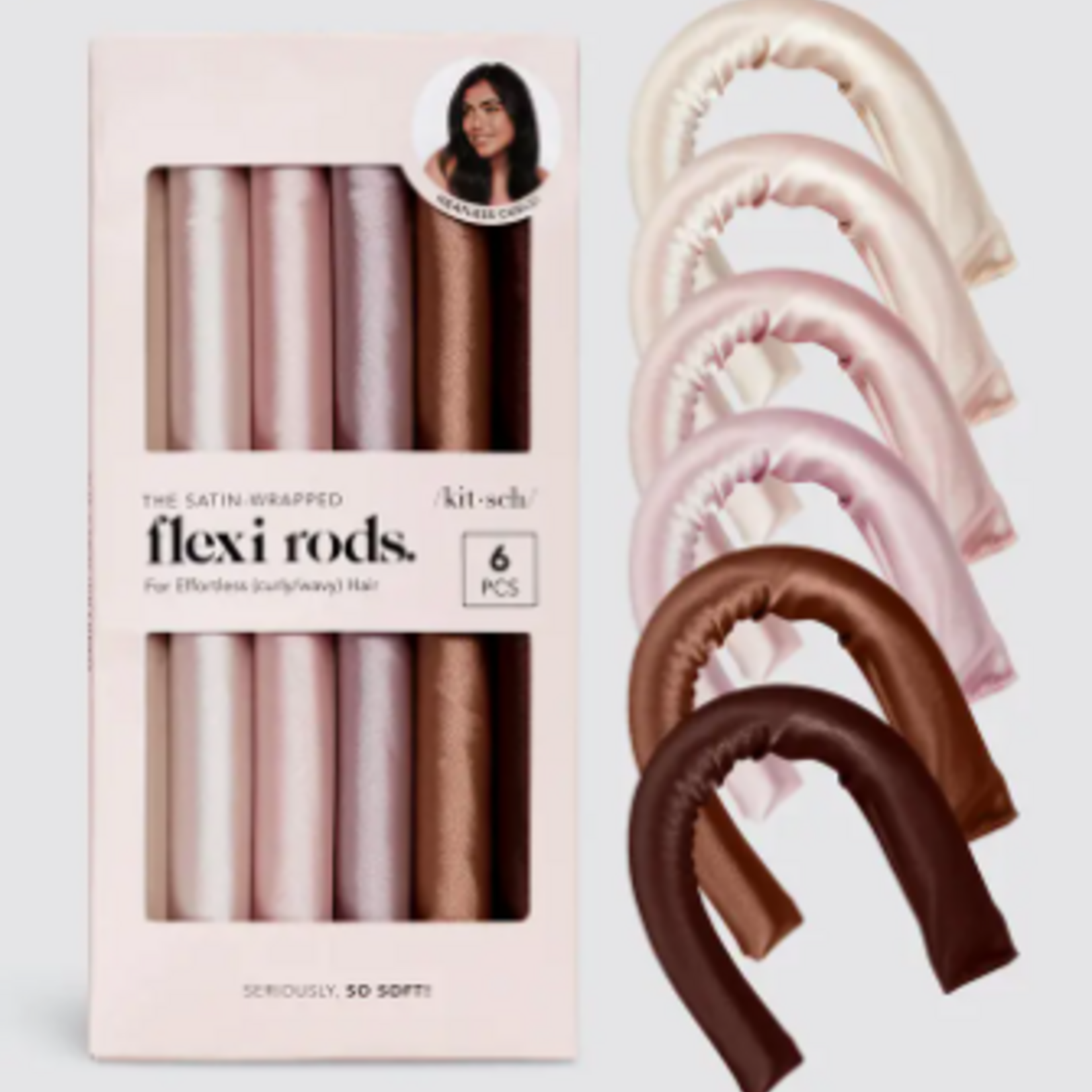 Kitsch Kitsch Satin Wrapped Flexi Rods