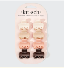 Kitsch Kitsch Mini Cloud Claw Clip 8 pc, Rosewood