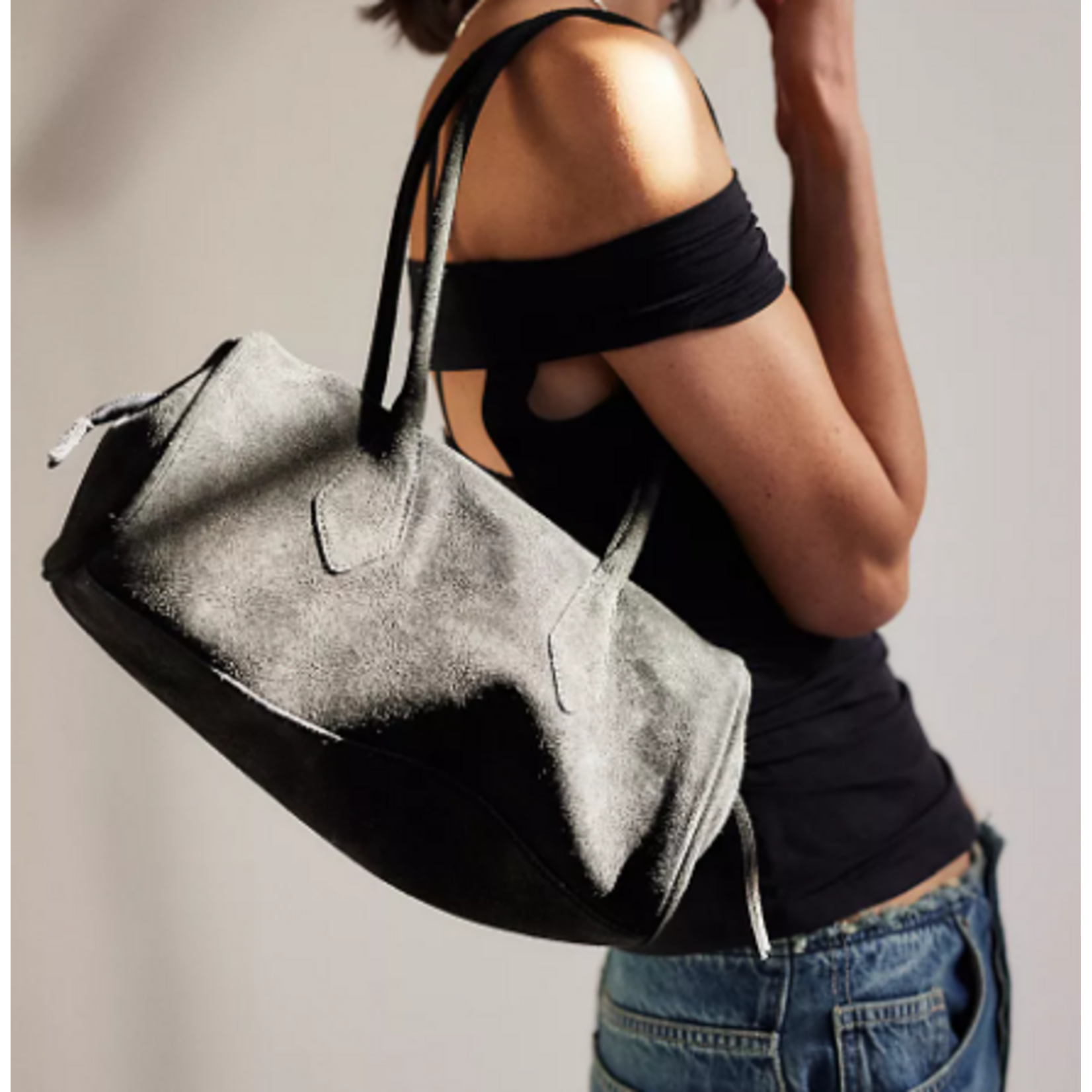 Free People Sierra Suede Shoulder Bag,