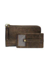 JS Karina Convertible Wristlet & Wallet, Metallic Dark Bronze JS Karina Convertible Wristlet & Wallet, Metallic Dark Bronze