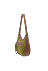 JS Corduroy Hallie Hobo Bag, Olive JS Corduroy Hallie Hobo Bag, Olive