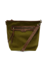 JS Corduroy Silas Bucket Crossbody, Olive JS Corduroy Silas Bucket Crossbody, Olive