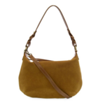 JS Effie Faux Suede Hobo w/ Removable Braided Strap