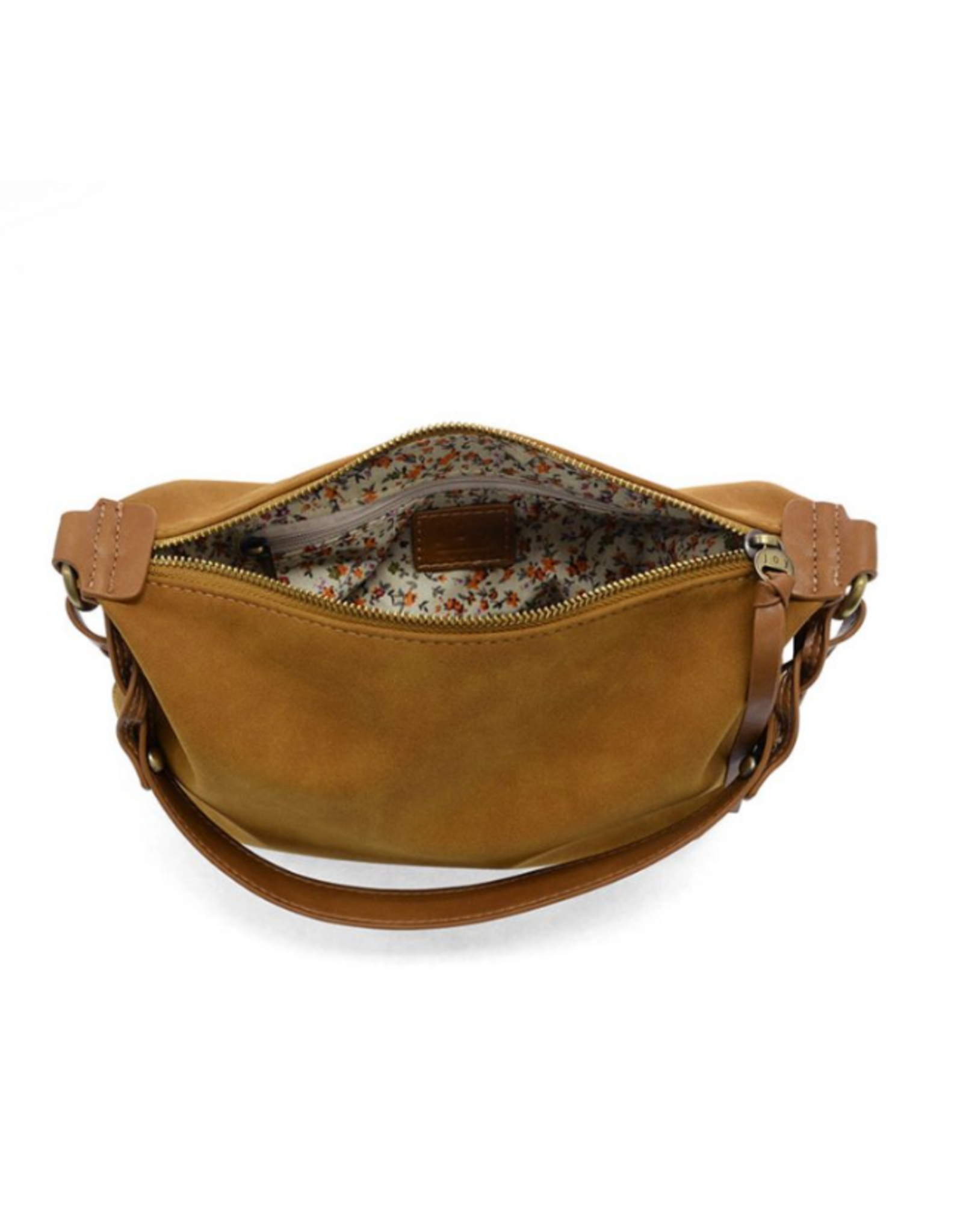 JS Effie Faux Suede Hobo w/ Removable braided Strap
