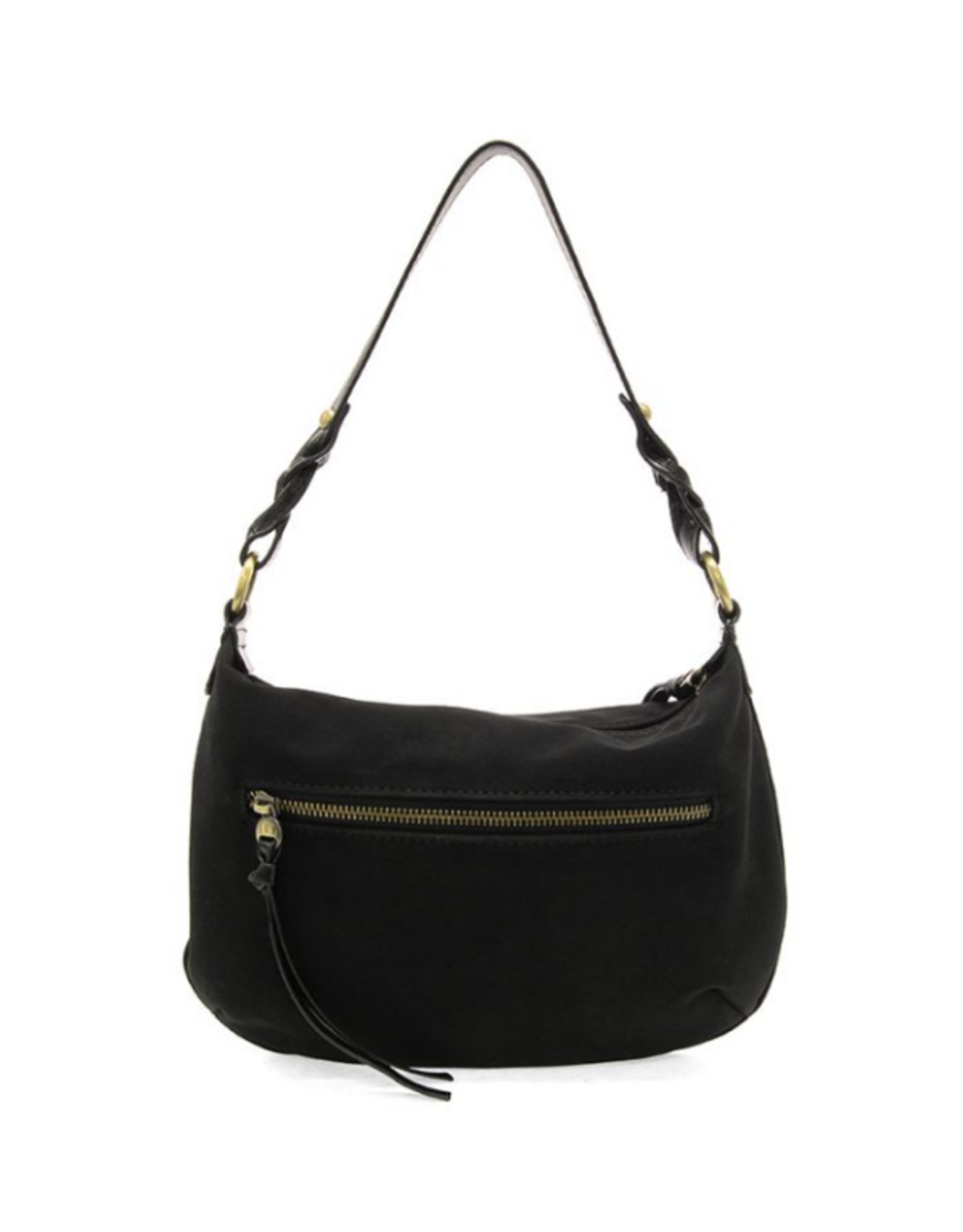 JS Effie Faux Suede Hobo w/ Removable braided Strap