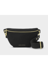 Katie Loxton Nylon-Luxe Belt Bag, black Katie Loxton Nylon-Luxe Belt Bag, black