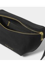 Katie Loxton Nylon-Luxe Belt Bag, black Katie Loxton Nylon-Luxe Belt Bag, black