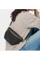 Katie Loxton Nylon-Luxe Belt Bag, black Katie Loxton Nylon-Luxe Belt Bag, black