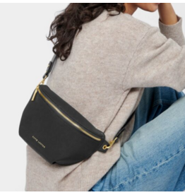 Katie Loxton Nylon-Luxe Belt Bag, black Katie Loxton Nylon-Luxe Belt Bag, black