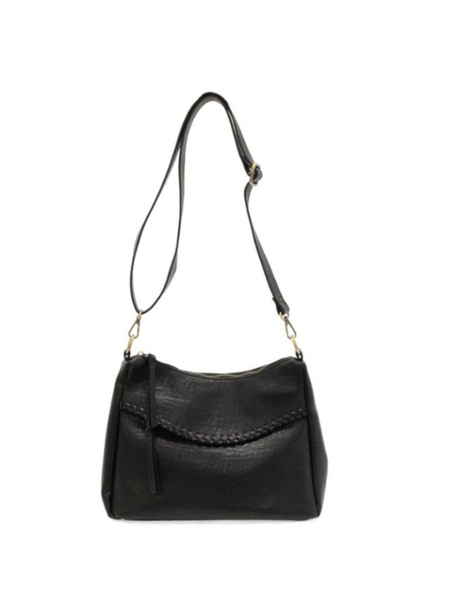 JS Cassidy Whipstitch Convertible Crossbody/Hobo,
