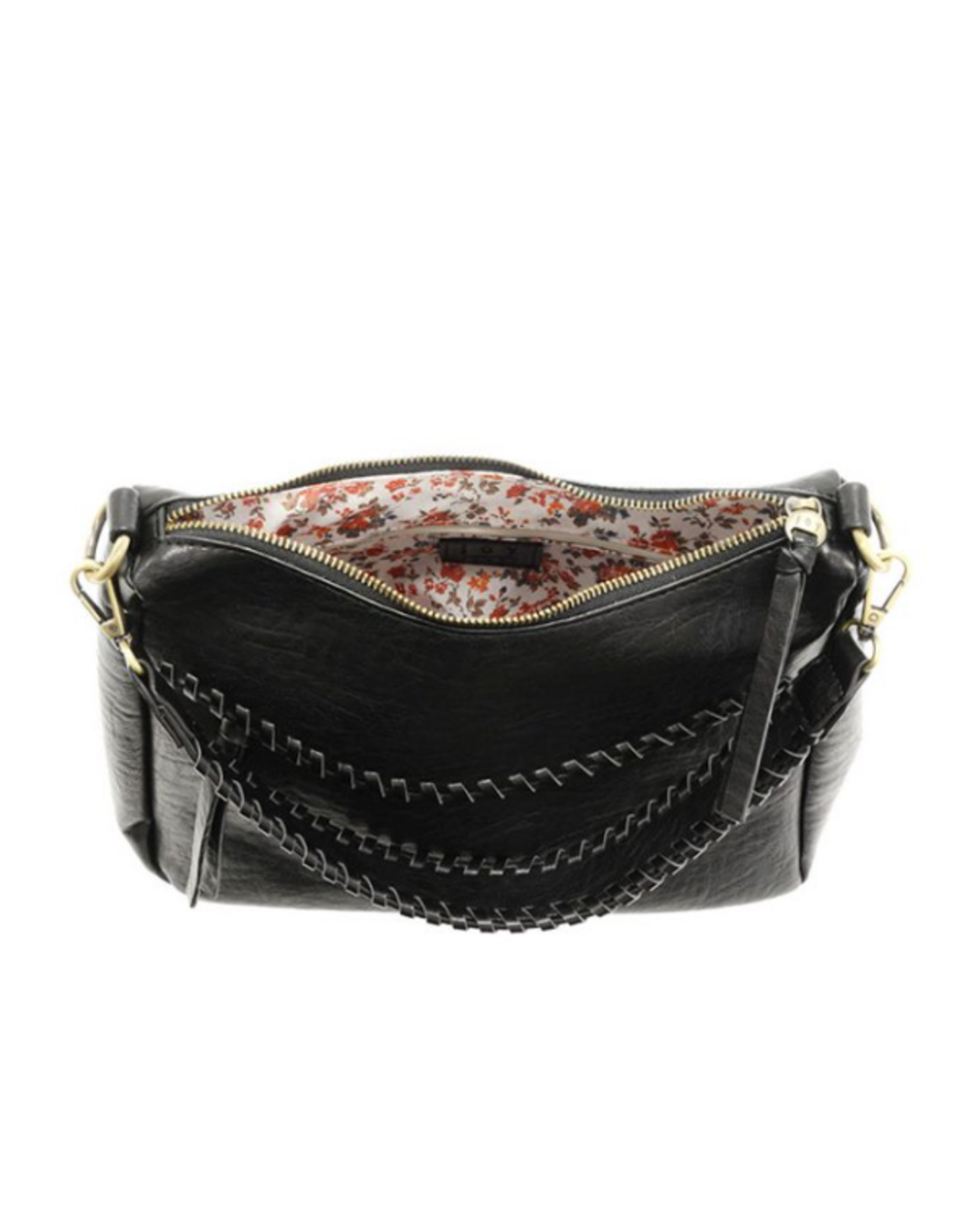 JS Cassidy Whipstitch Convertible Crossbody/Hobo,
