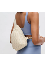 Sol and Solene Beyond The Horizon Woven Neoprene Sling Backpack, cream Sol and Solene Beyond The Horizon Woven Neoprene Sling Backpack, cream
