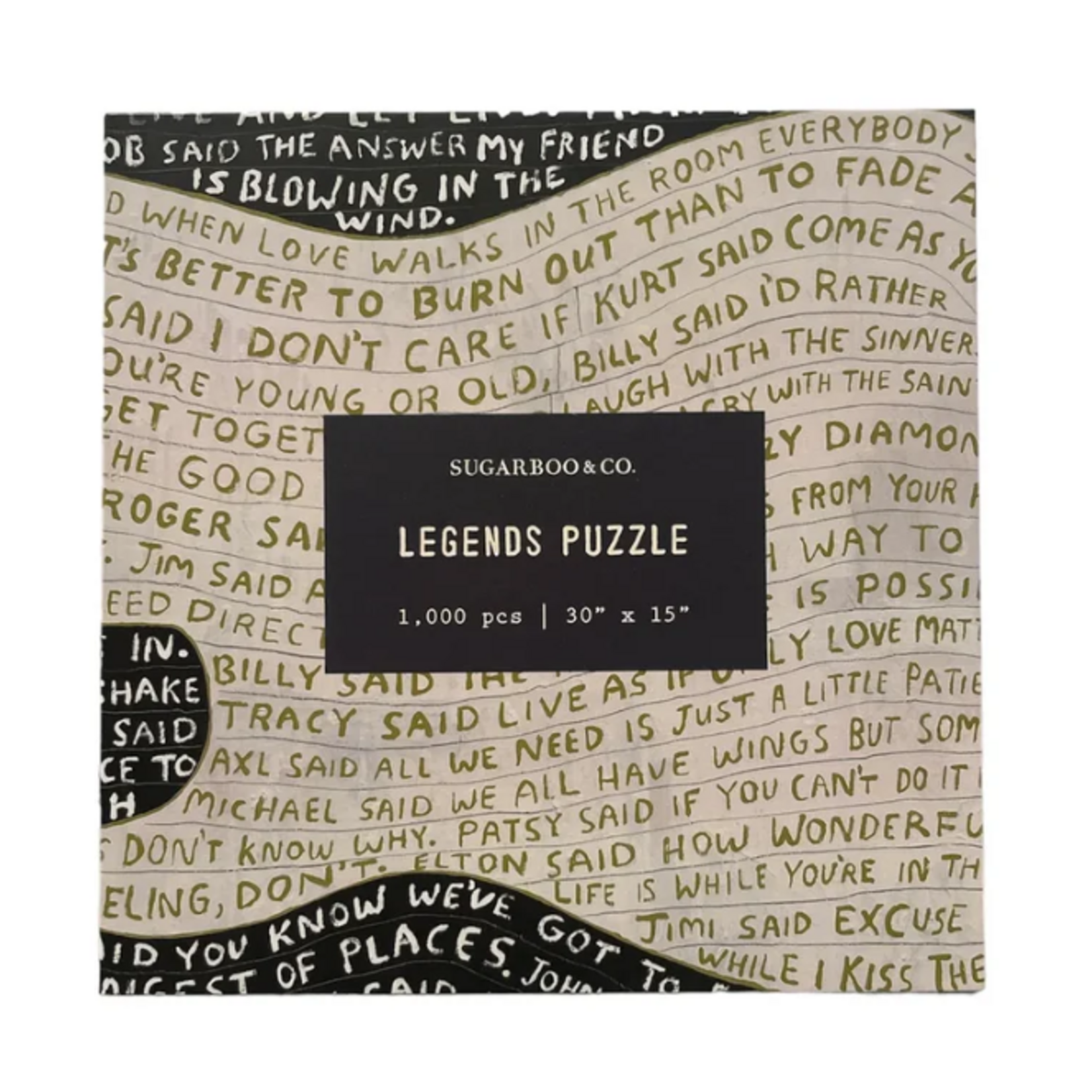 Sugarboo & Co Legends Puzzle, 1000 pieces