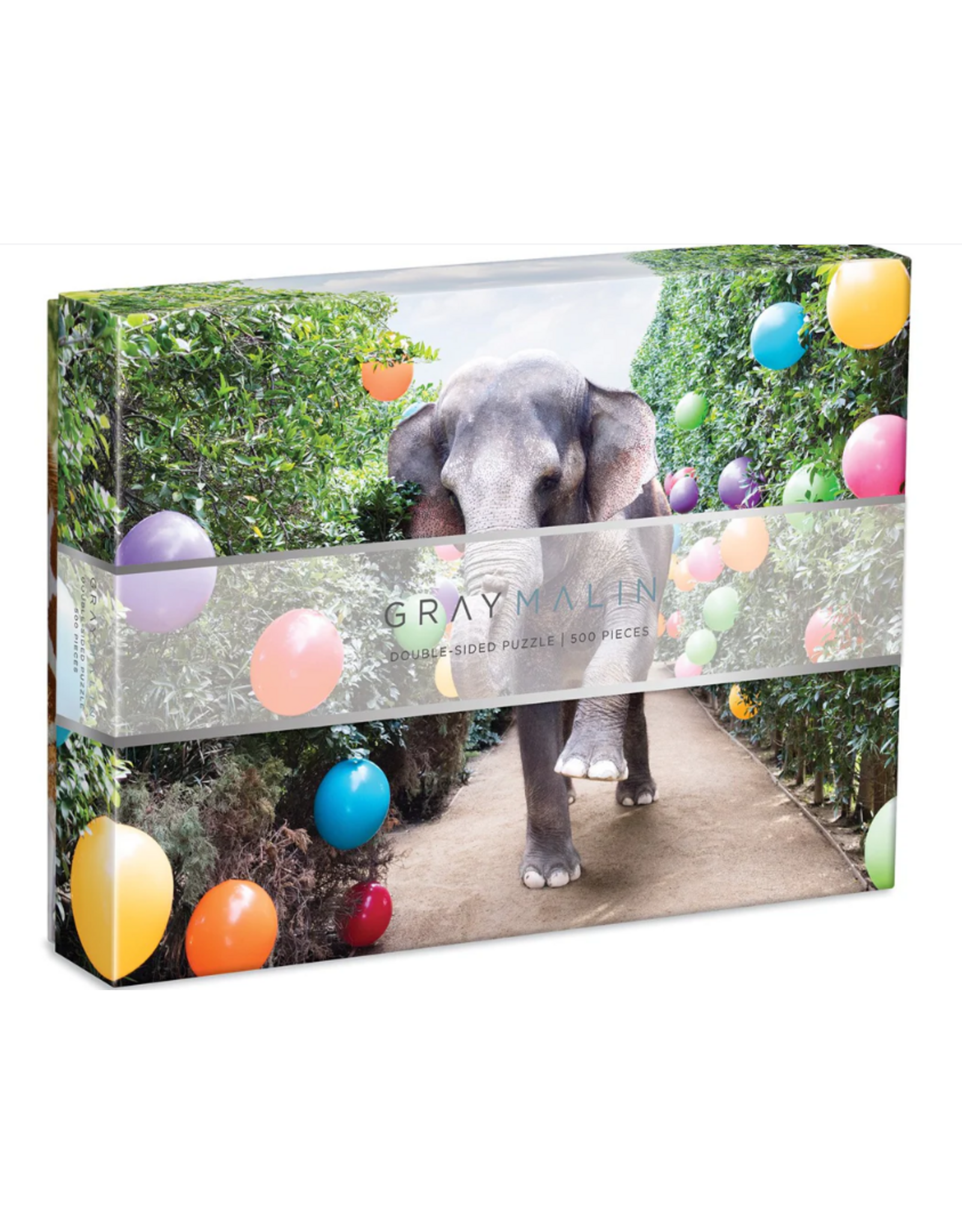 Hachette Book Group Gray Malin Puzzle, Elephant Party at the Pool, 500 pieces