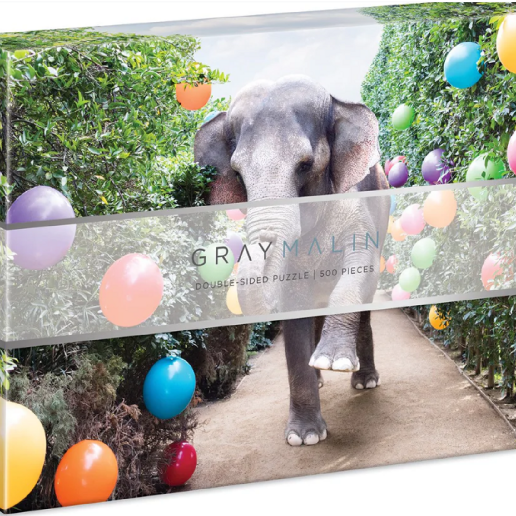 Hachette Book Group Gray Malin Puzzle, Elephant Party at the Pool, 500 pieces