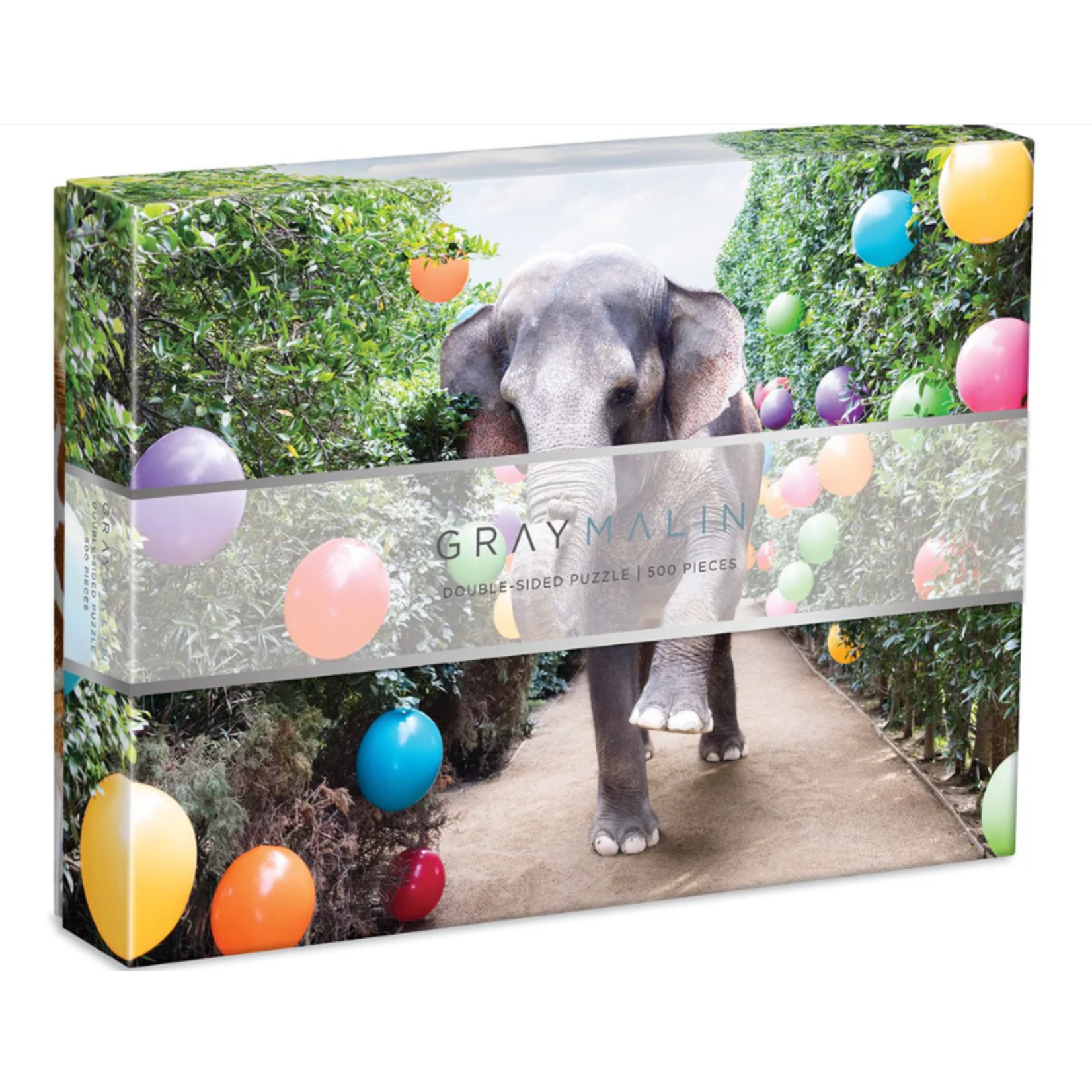 Hachette Book Group Gray Malin Puzzle, Elephant Party at the Pool, 500 pieces