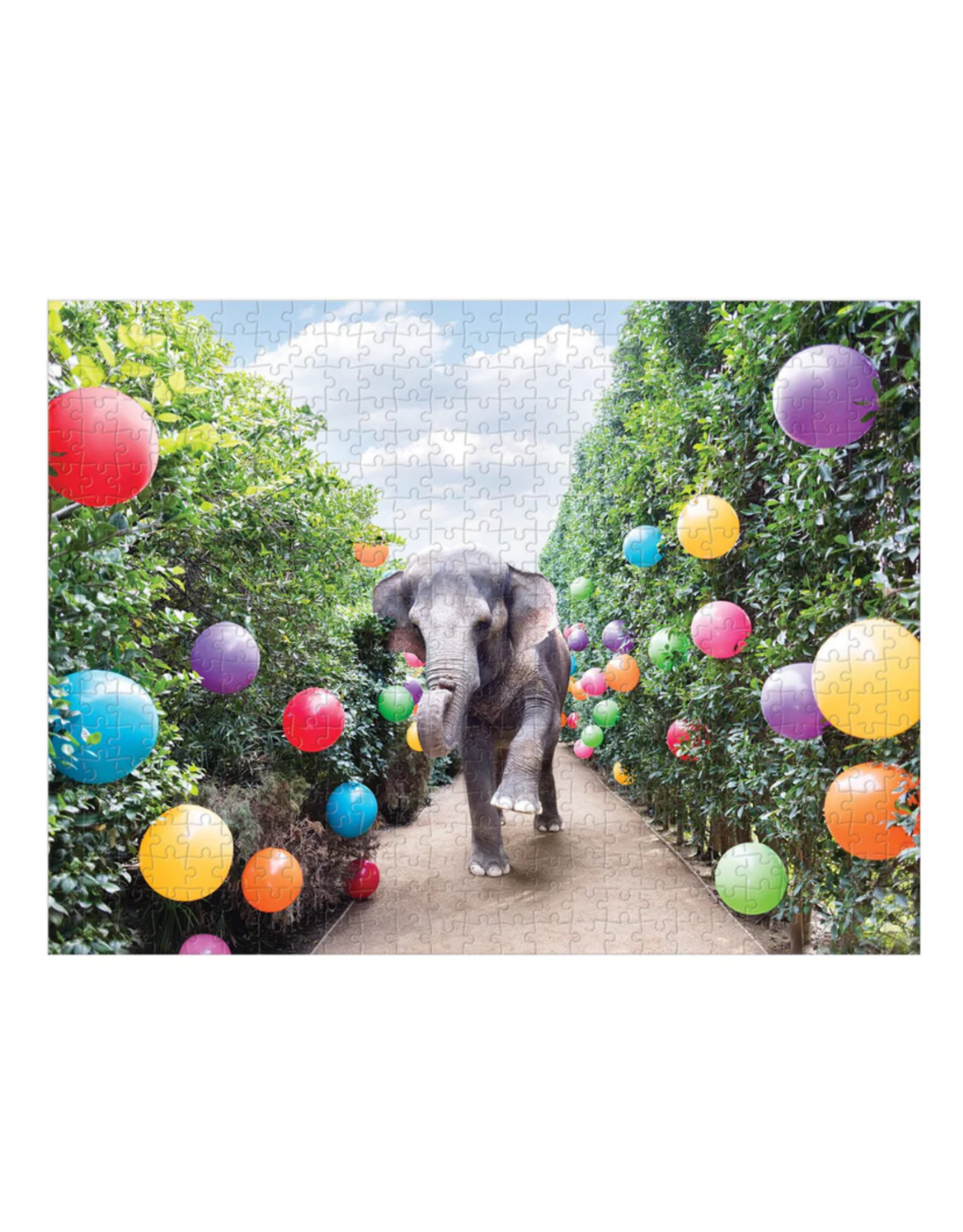 Hachette Book Group Gray Malin Puzzle, Elephant Party at the Pool, 500 pieces