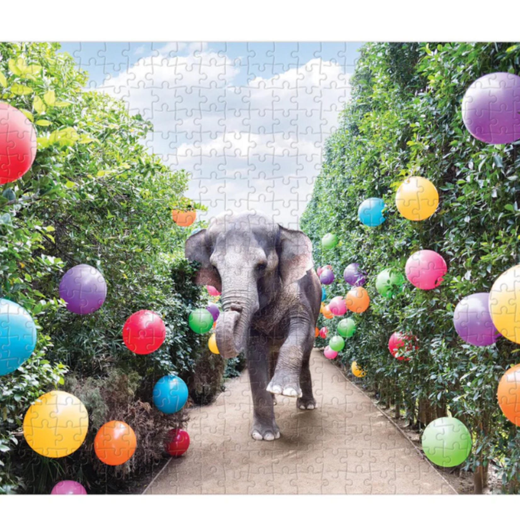 Hachette Book Group Gray Malin Puzzle, Elephant Party at the Pool, 500 pieces