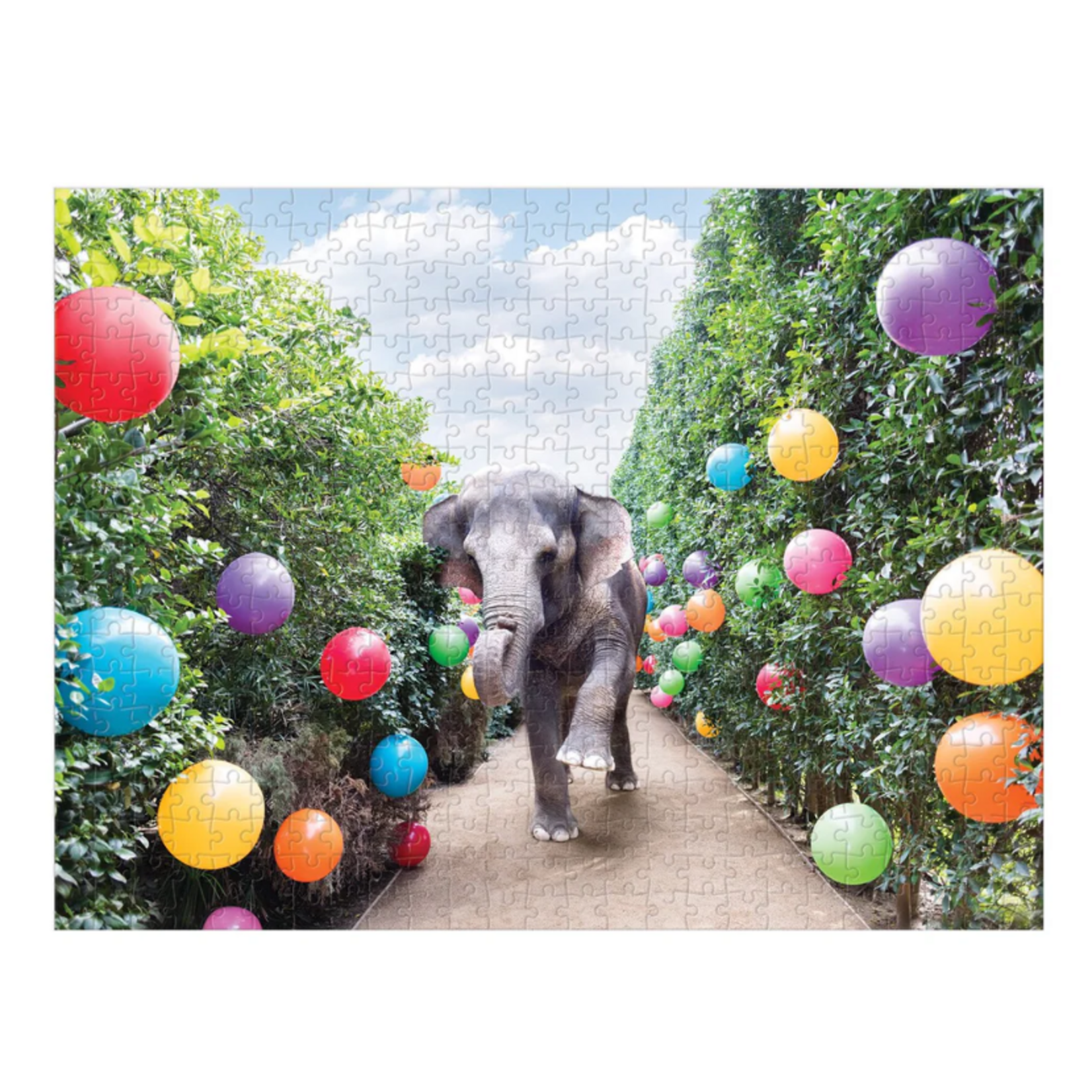 Hachette Book Group Gray Malin Puzzle, Elephant Party at the Pool, 500 pieces