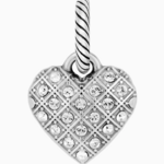 Brighton Diamond Heart Charm