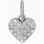 Brighton Brighton Diamond Heart Charm