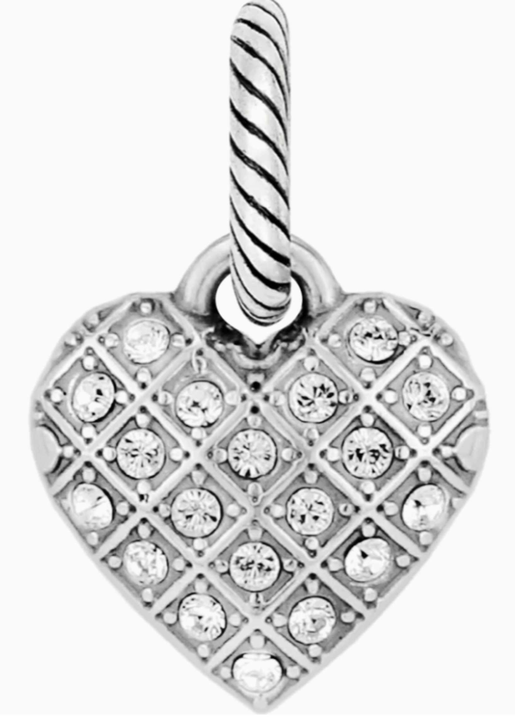 Brighton Diamond Heart Charm